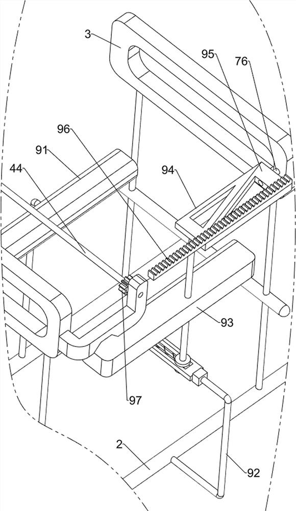 Rapid laser material packaging device for intelligent manufacturing