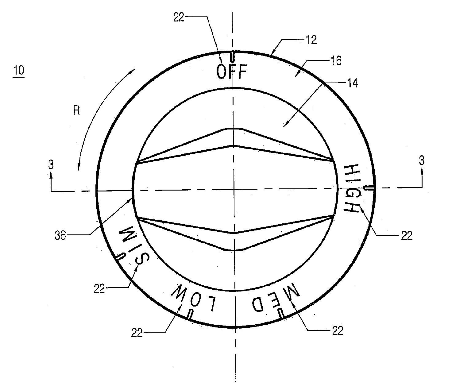 Knob with lock mechanism