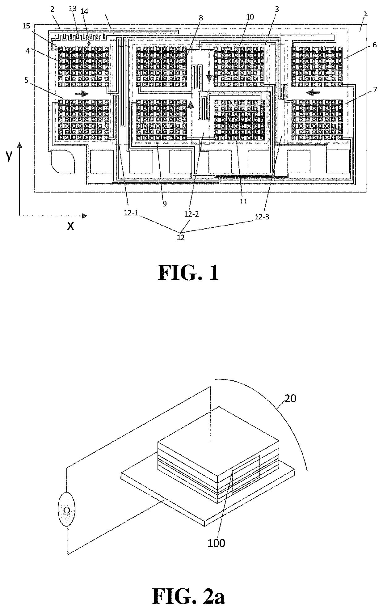 Single-chip double-axis magnetoresistive angle sensor