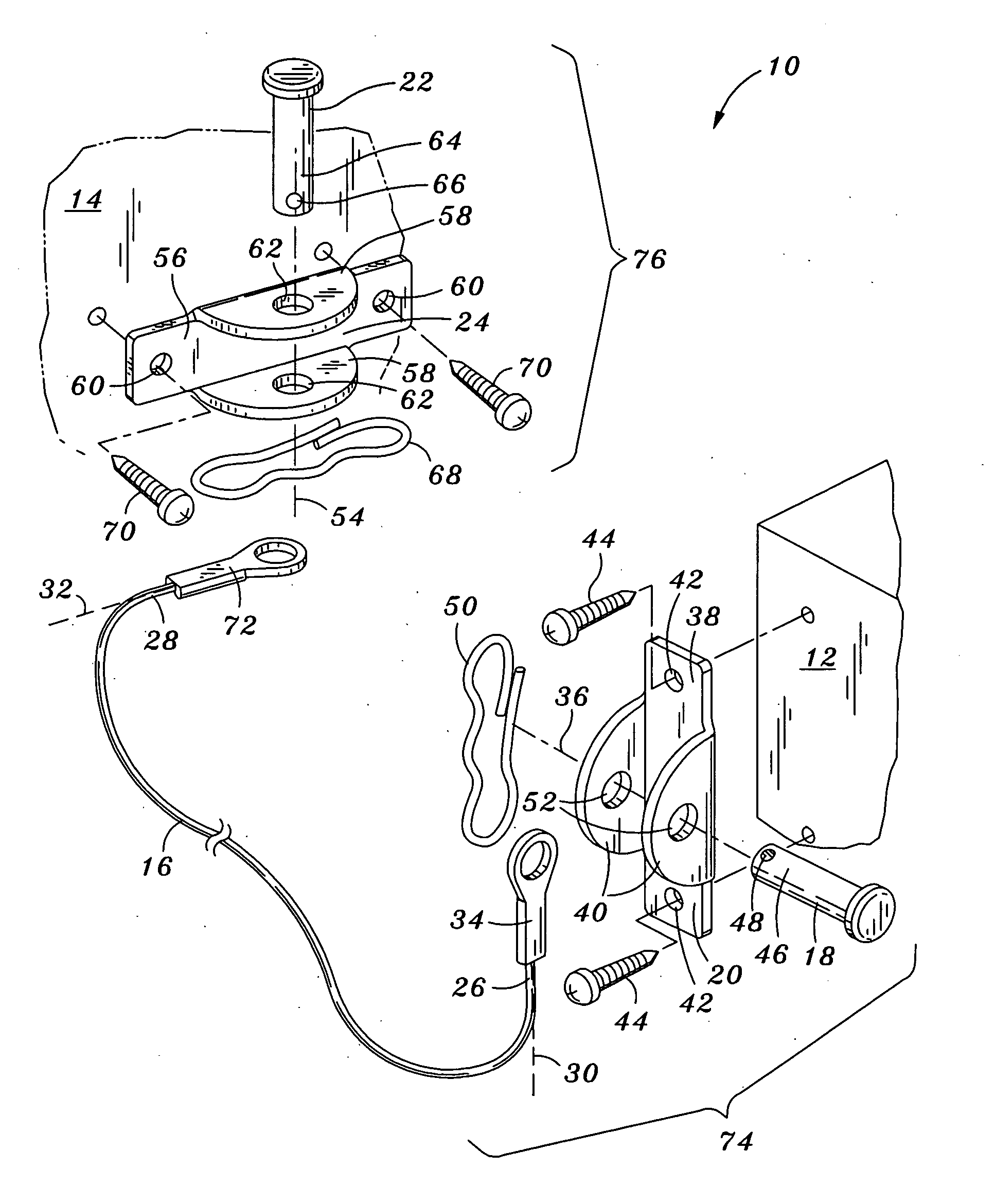 Anti-tipover device