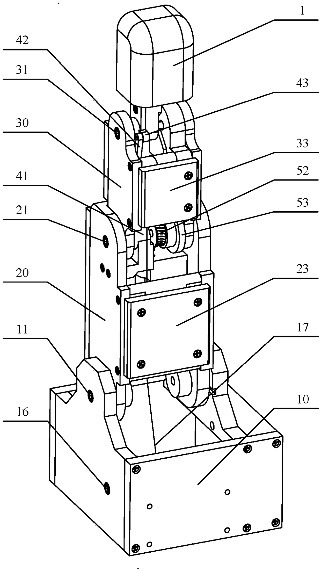 Limiting collaborative double-mode dexterous robot finger device