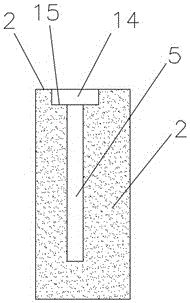 Embedded type intelligent garden landscape irrigating system