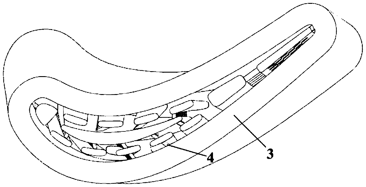 Turbine blade air film hole precision forming method