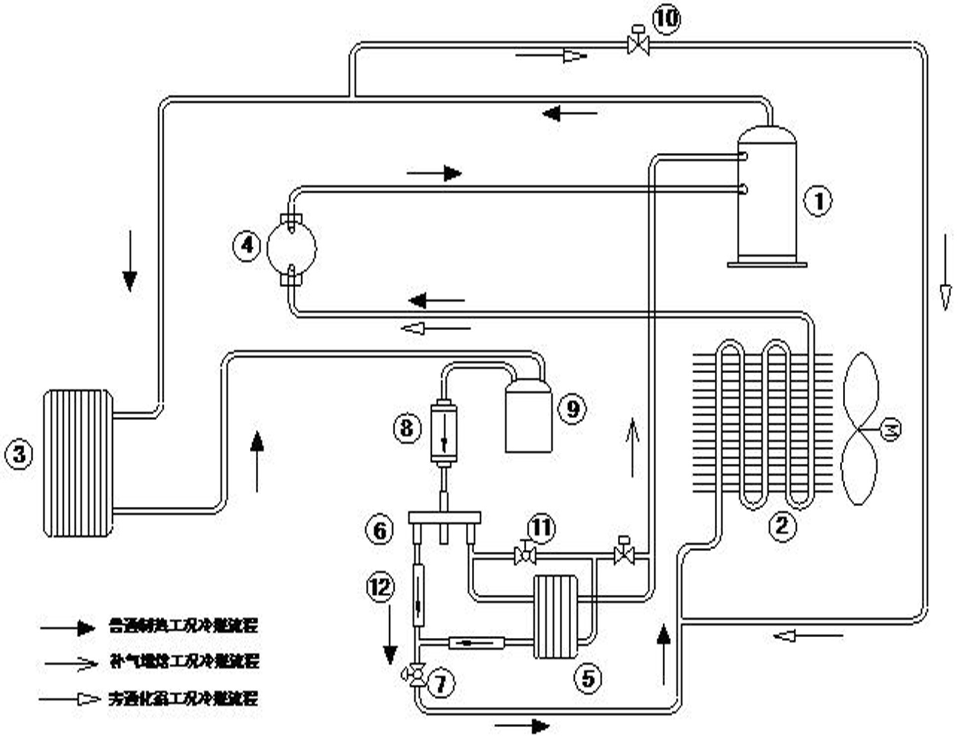 Quasi-two-stage compression ultralow temperature air source heat pump water heater with economizer