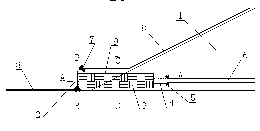 Method and device for bottom drainage and seepage of film-laying anti-seepage phosphogypsum yard