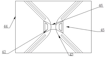 Novel ITO (indium tin oxide) through hole integrated capacitive touch screen and production method thereof