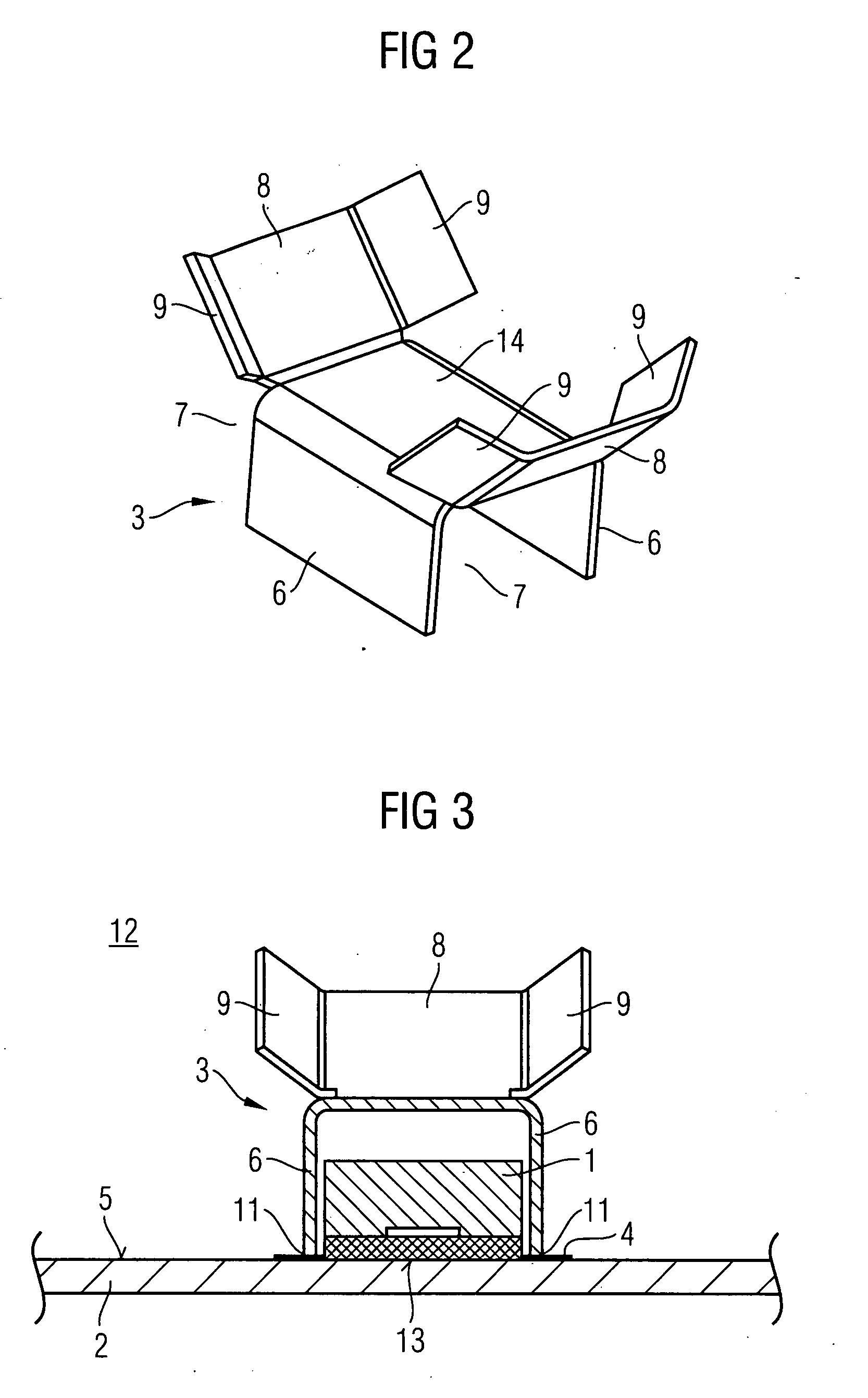 Arrangement for cooling SMD power components on a printed circuit board