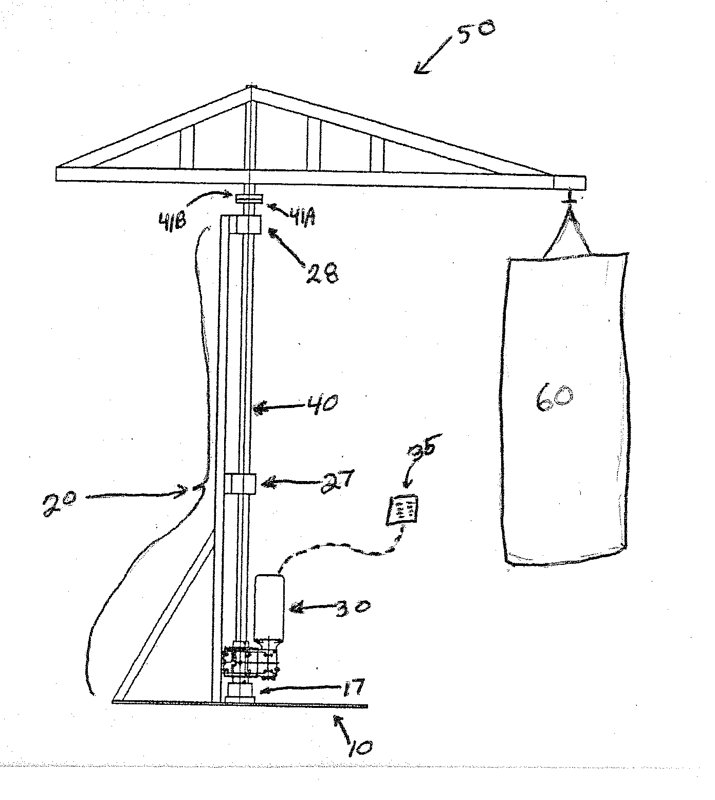 Moving punching bag and method