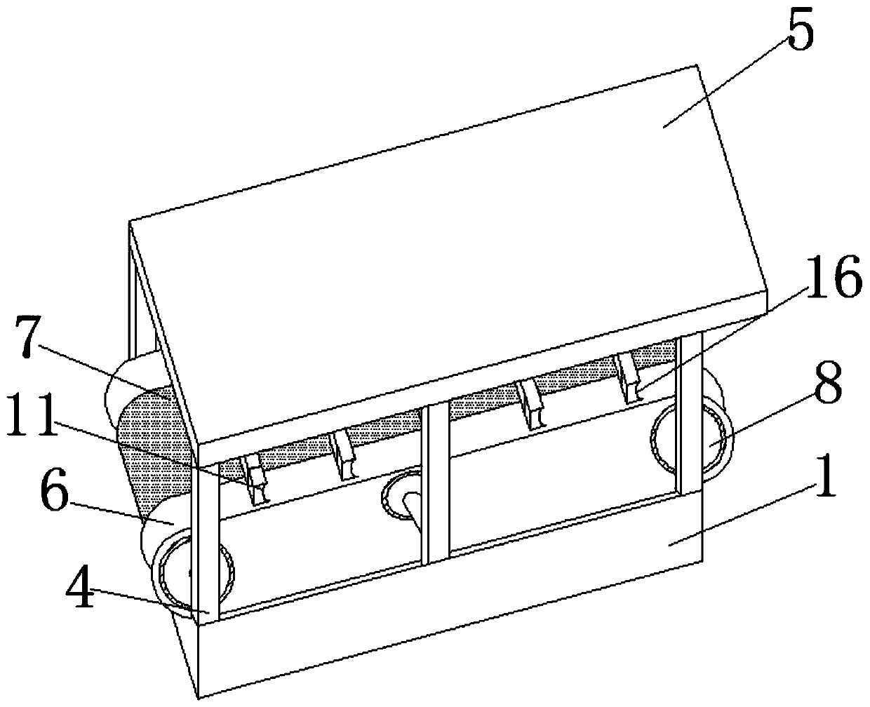 An automatic feeding device for capacitor processing