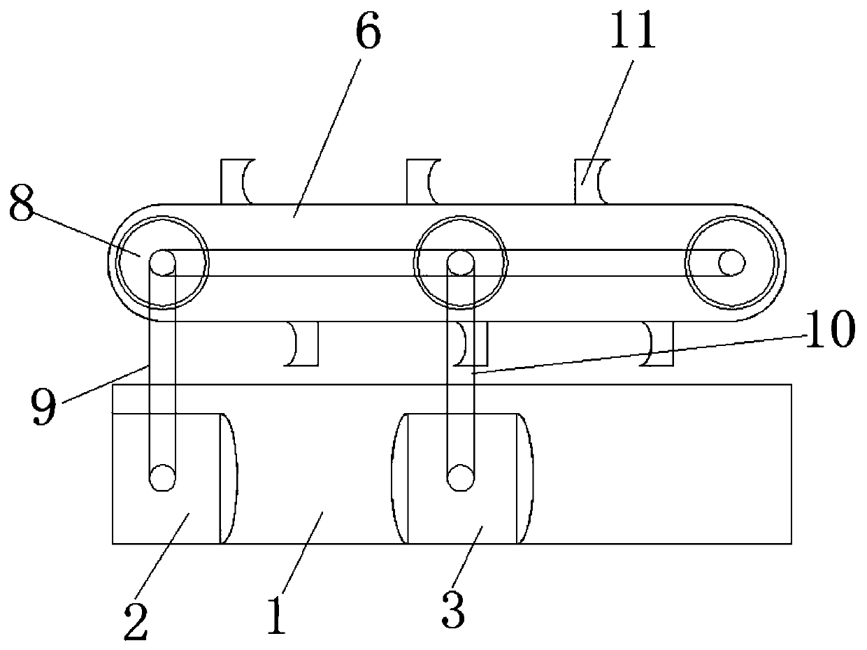 An automatic feeding device for capacitor processing