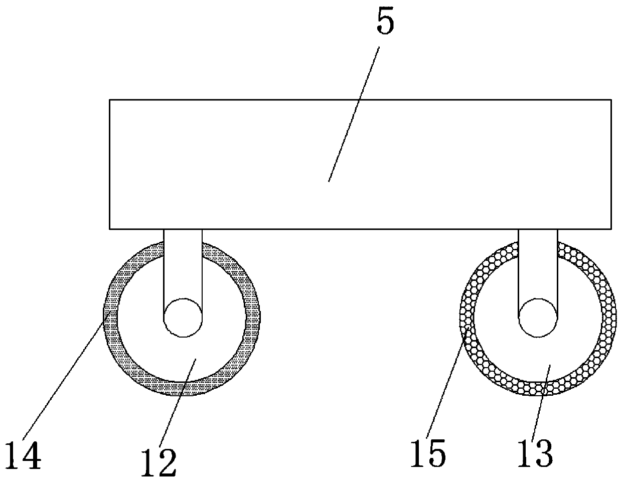 An automatic feeding device for capacitor processing