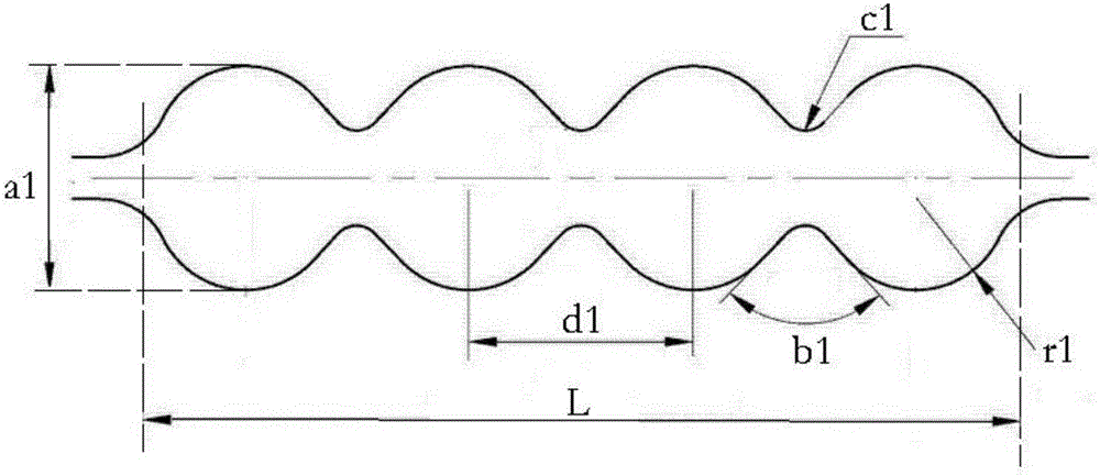 Slit-rolling groove