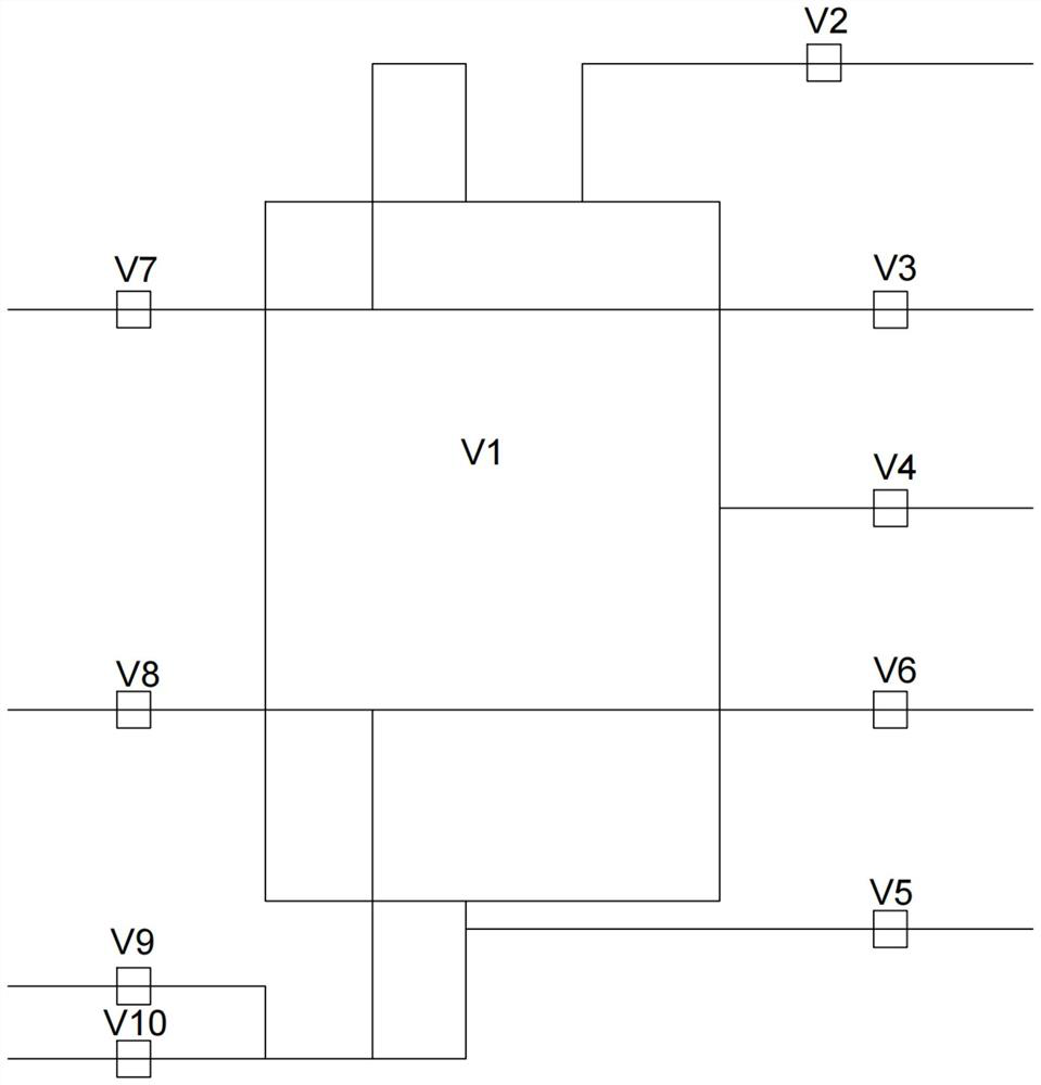 Production device and method for gasified wastewater crystal salt