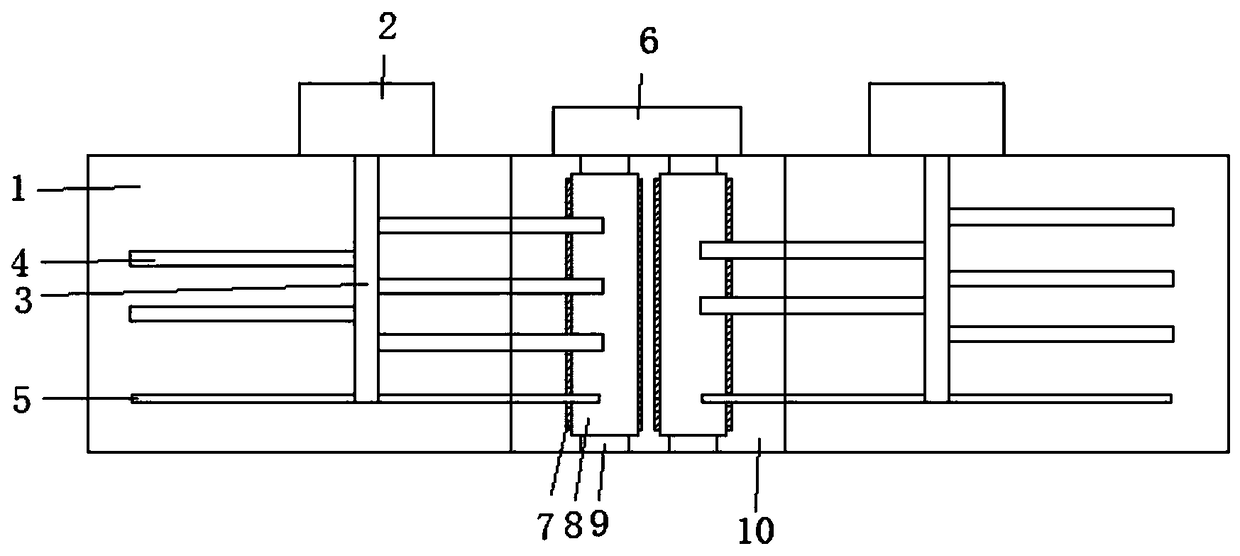 Disc-type cutting device of herbage reaping and flattening machine