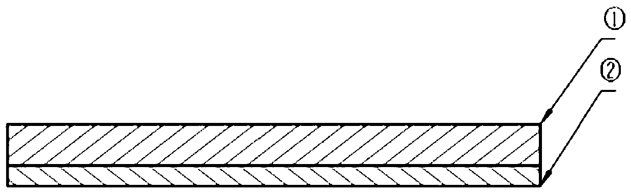 Cattle mattress for absorbing cattle pen dung, and application thereof