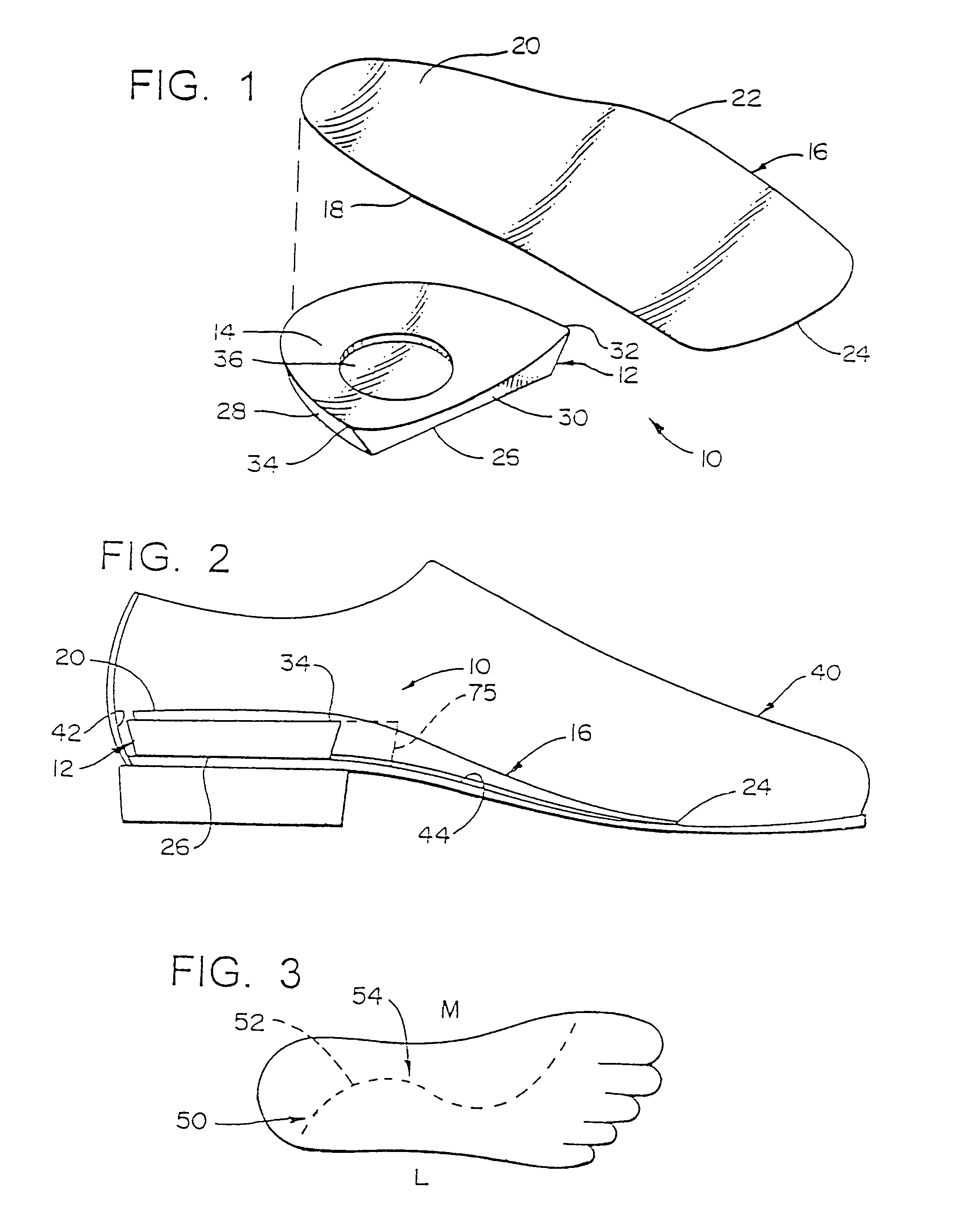 Orthotic assembly having stationary heel post and separate orthotic plate