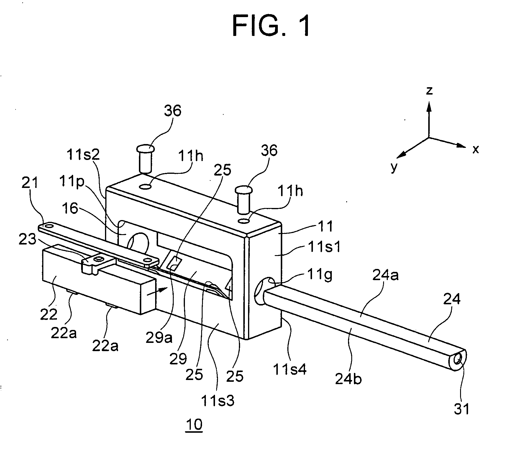 Linear drive ultrasonic motor