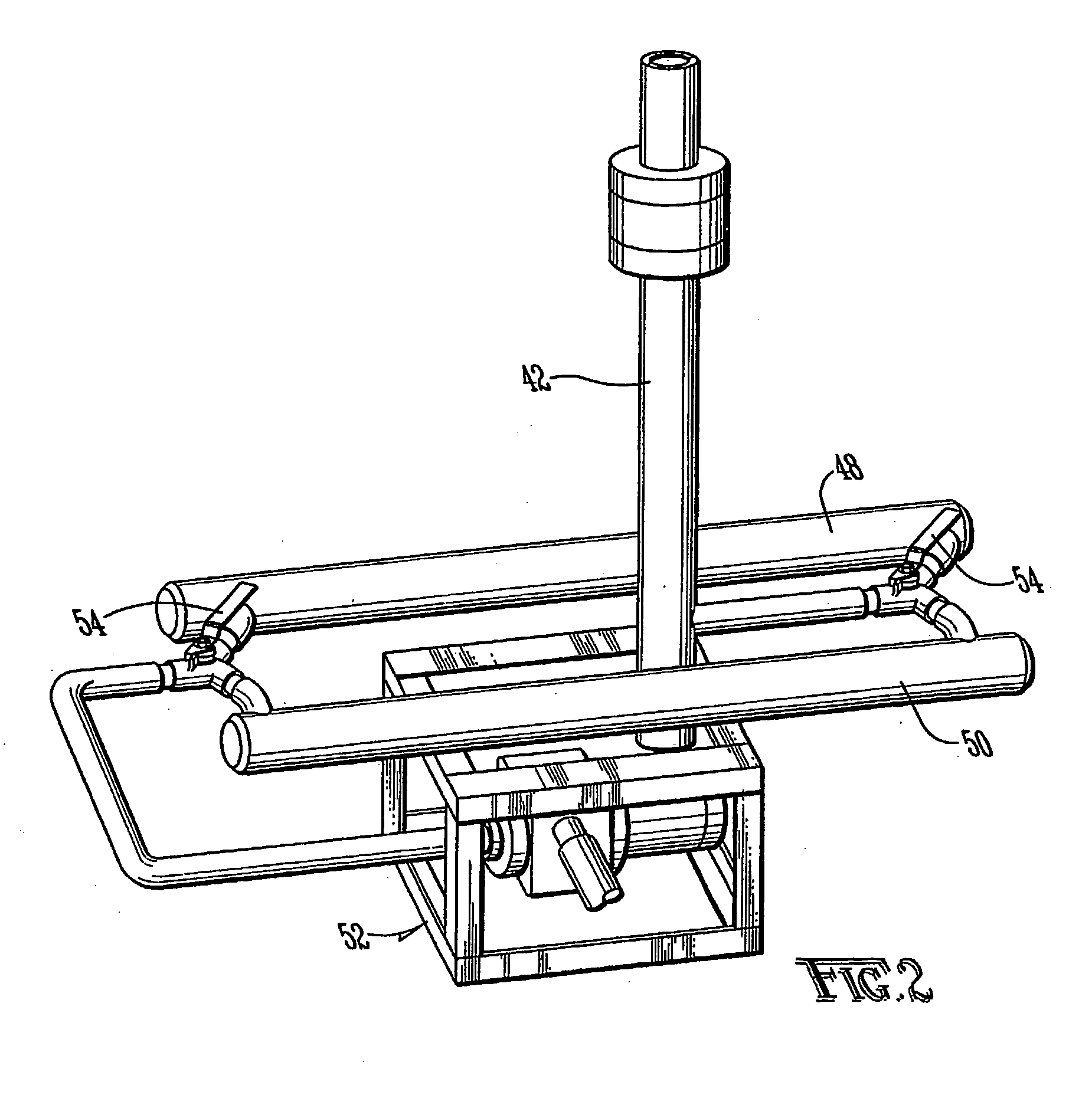 Application System With Recycle and Related Use of Antimicrobial Quaternary Ammonium Compound