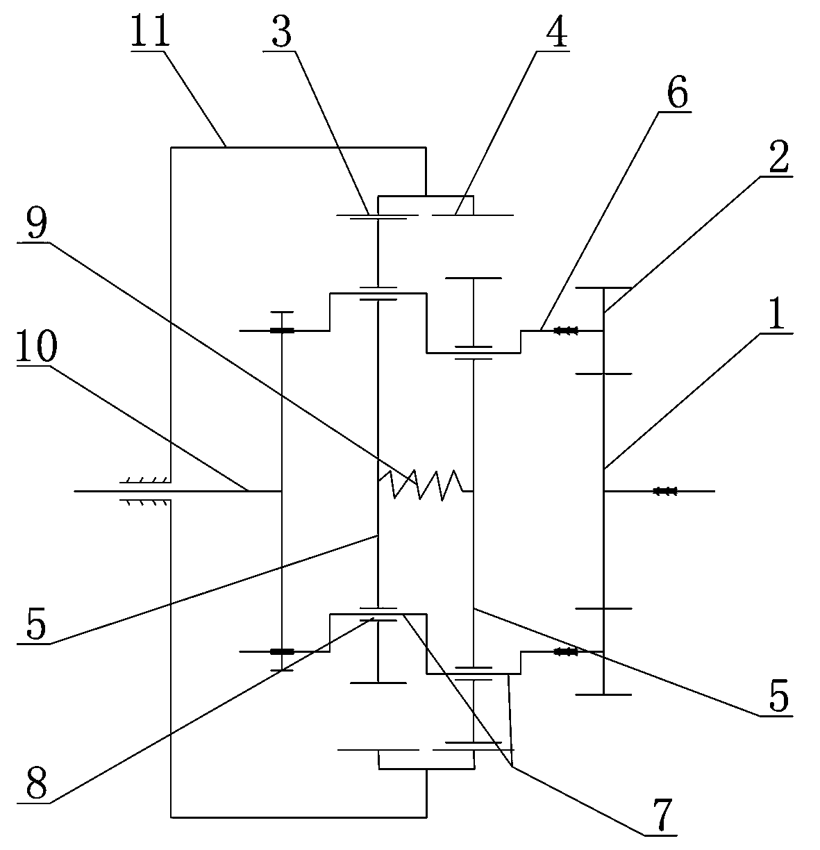 A planetary gear transmission mechanism, a robot joint reducer and a robot