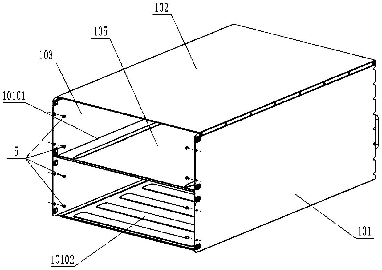 A server structure supporting a 16GPU