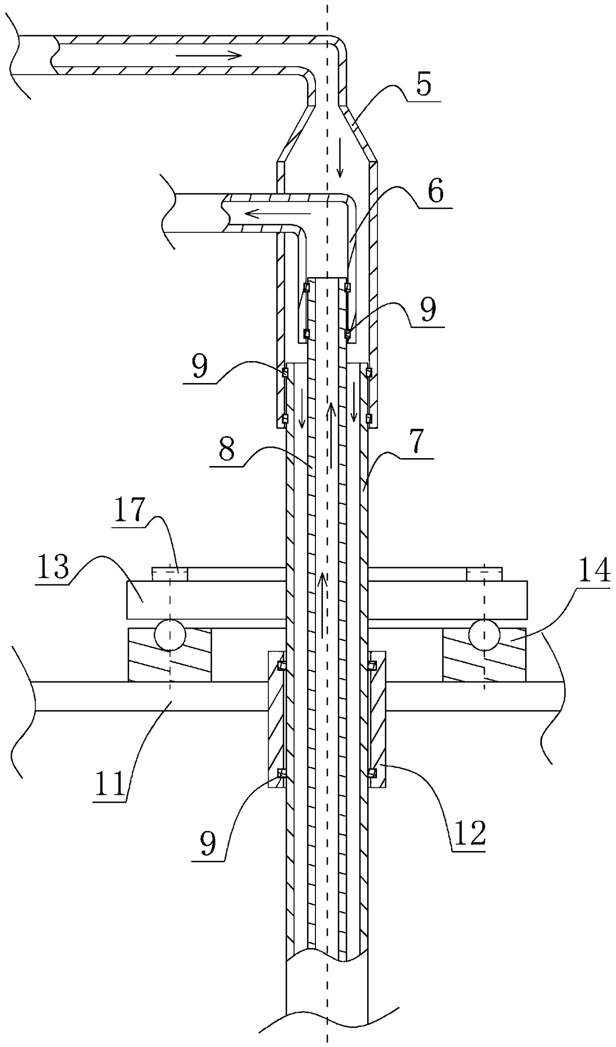 Stirring type automatic cooling device