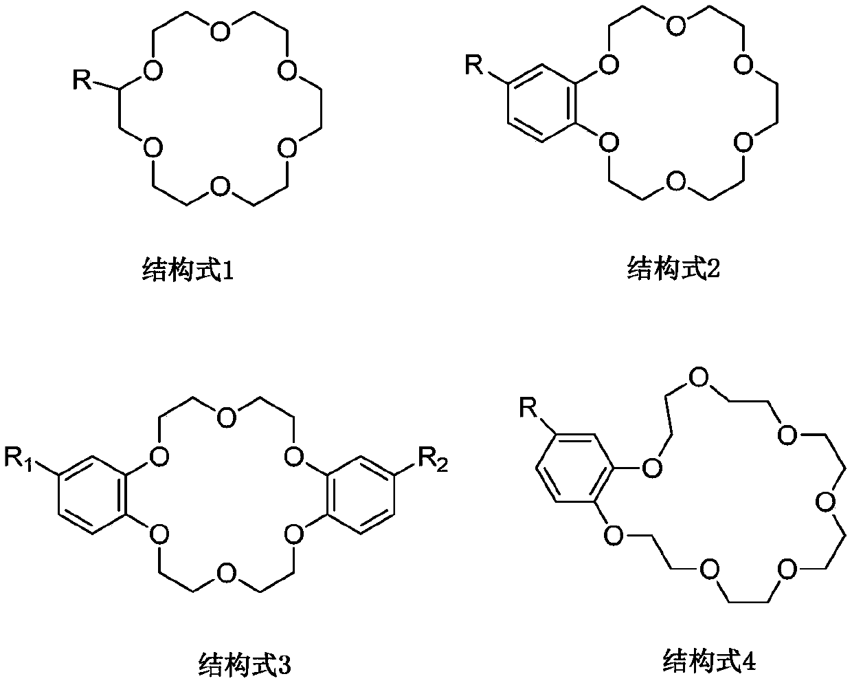 Method for extracting and separating rubidium ions from salt lake brine