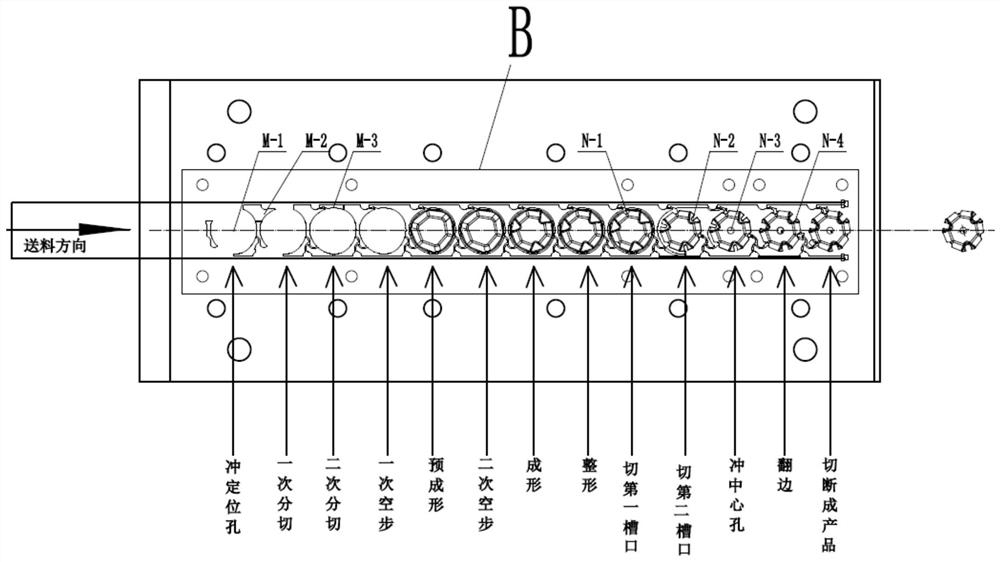 A kind of processing method of inclined plate