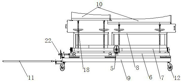 Wing body assembling folding platform with transportation function