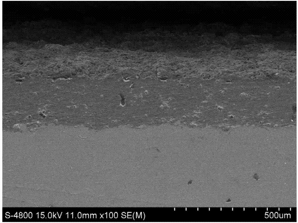 Preparation method of titanium boride based inorganic composite coating