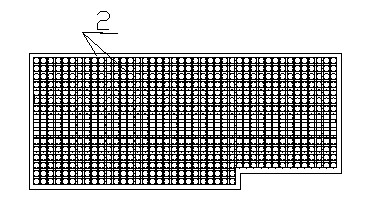 Reinforcing rib section for polyurethane composite material energy-saving door and door sash frame or window and window sash frame