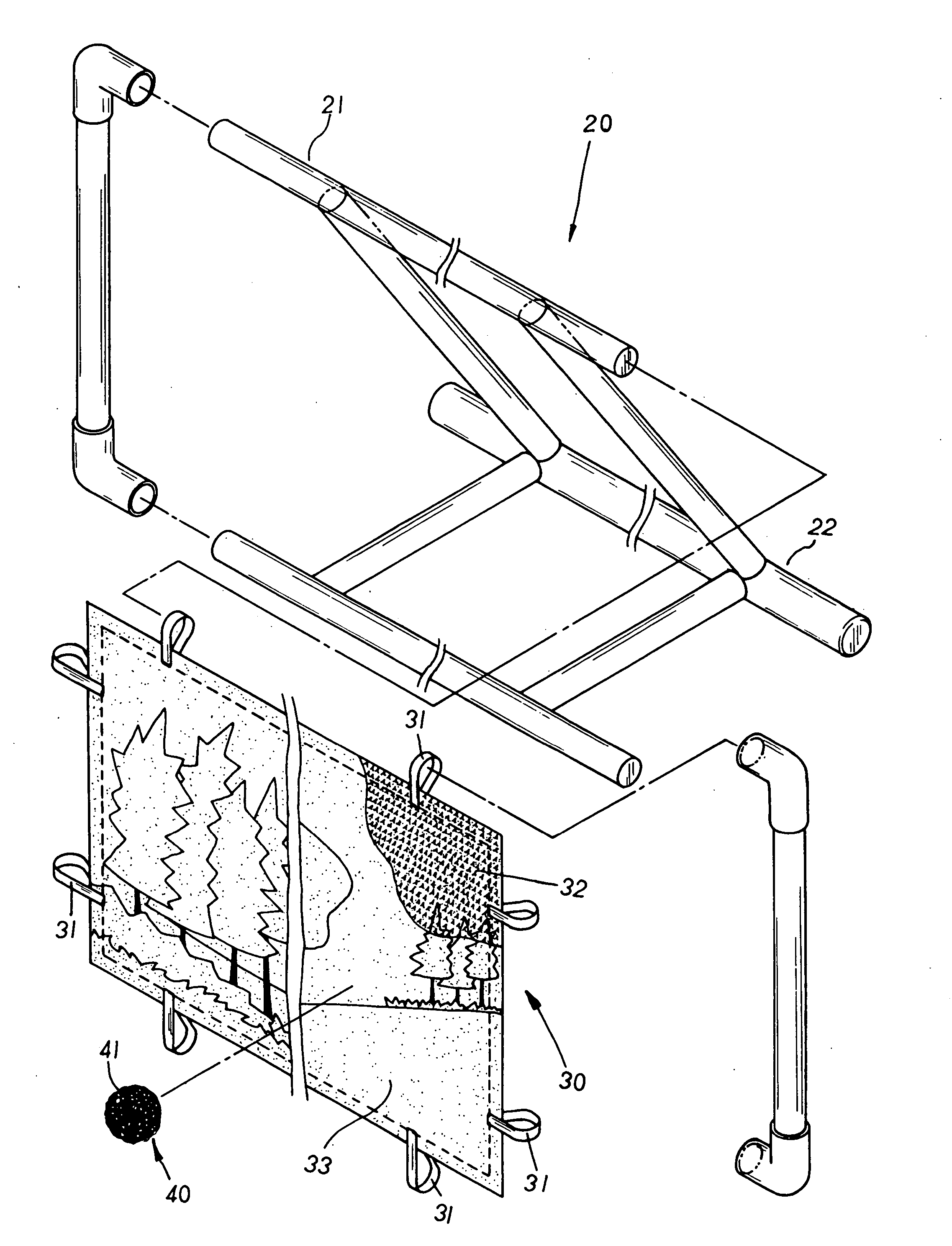 Sporting goods structure