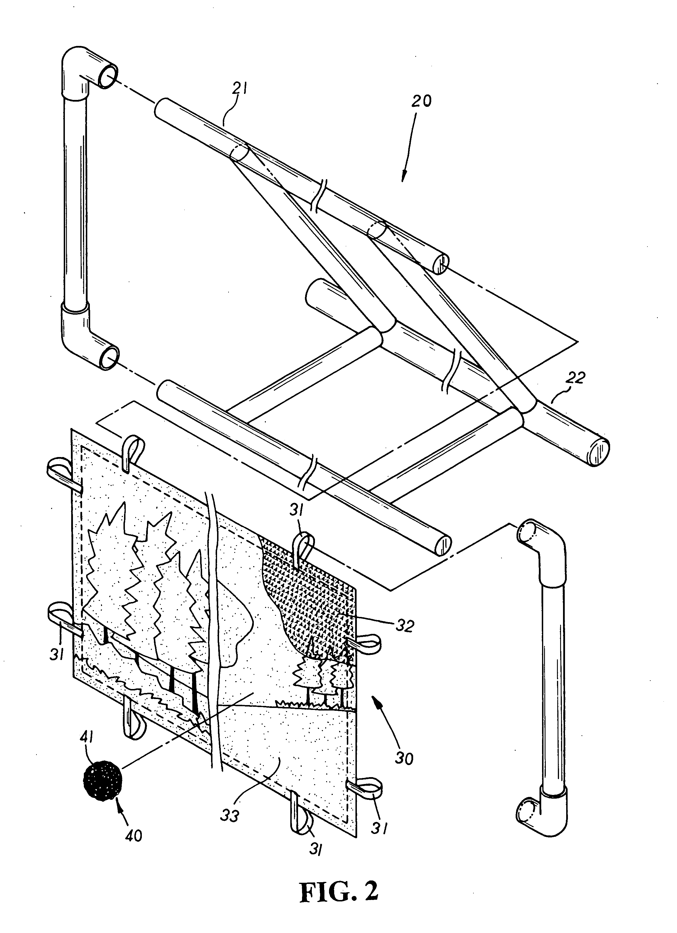 Sporting goods structure