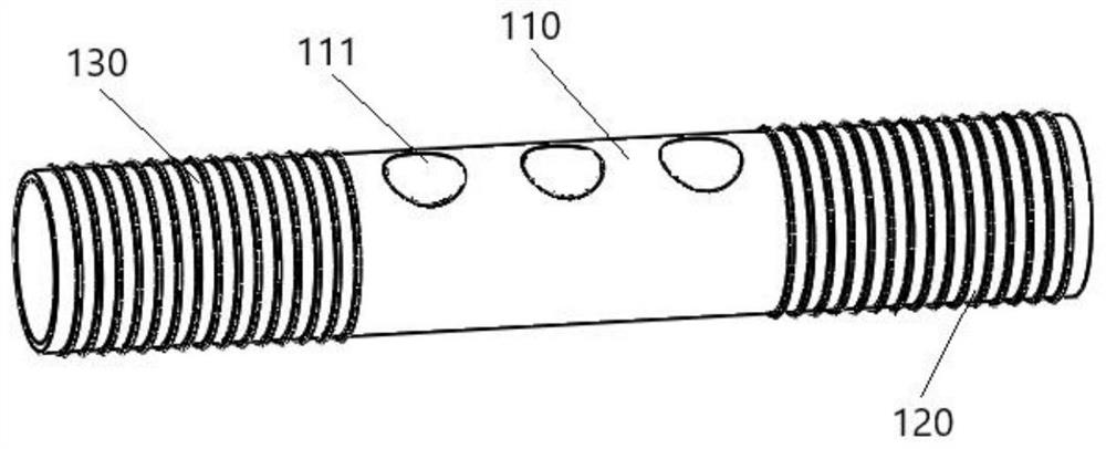 Combined artificial blood vessel and preparation method thereof