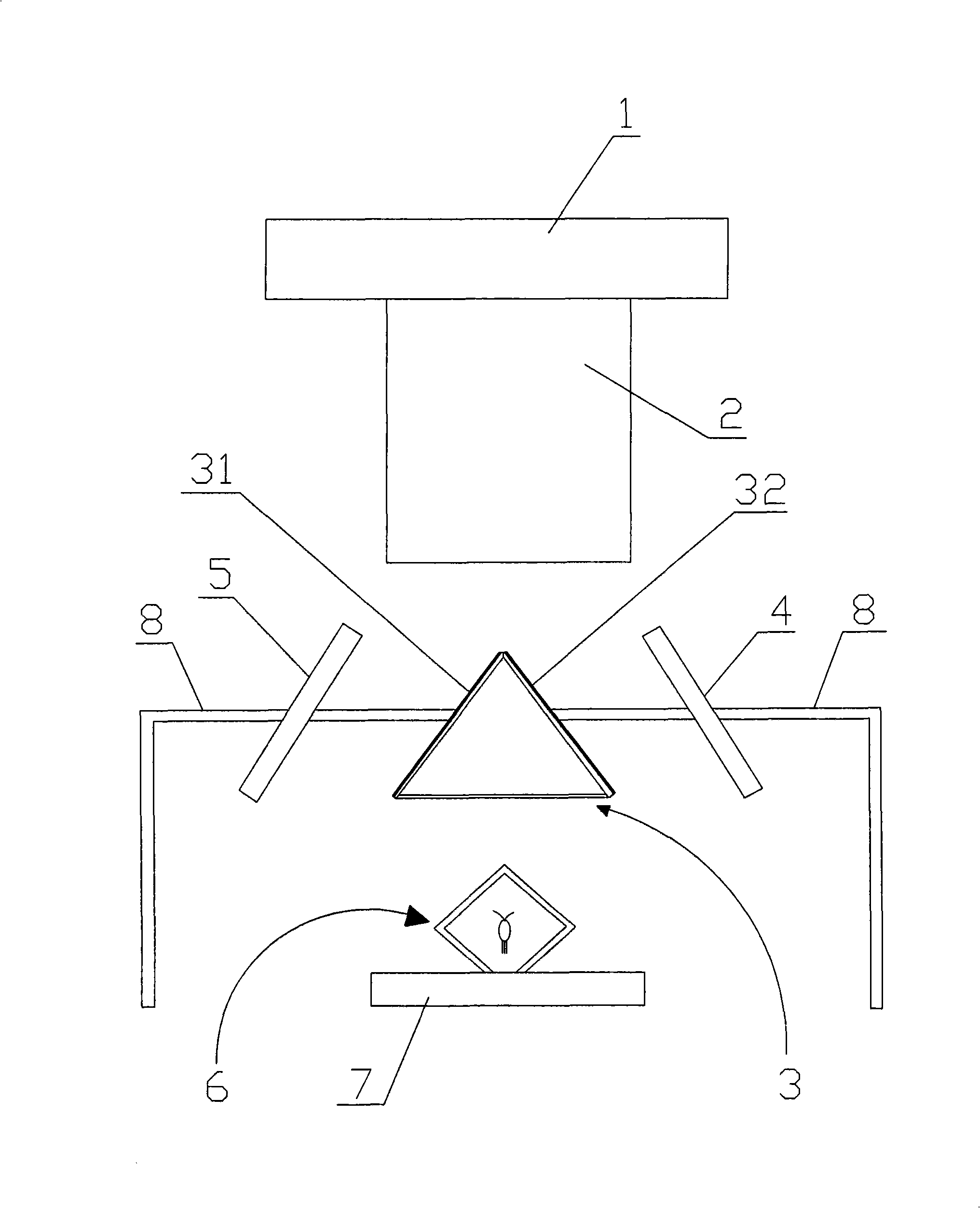 Plancton double-light path imaging apparatus