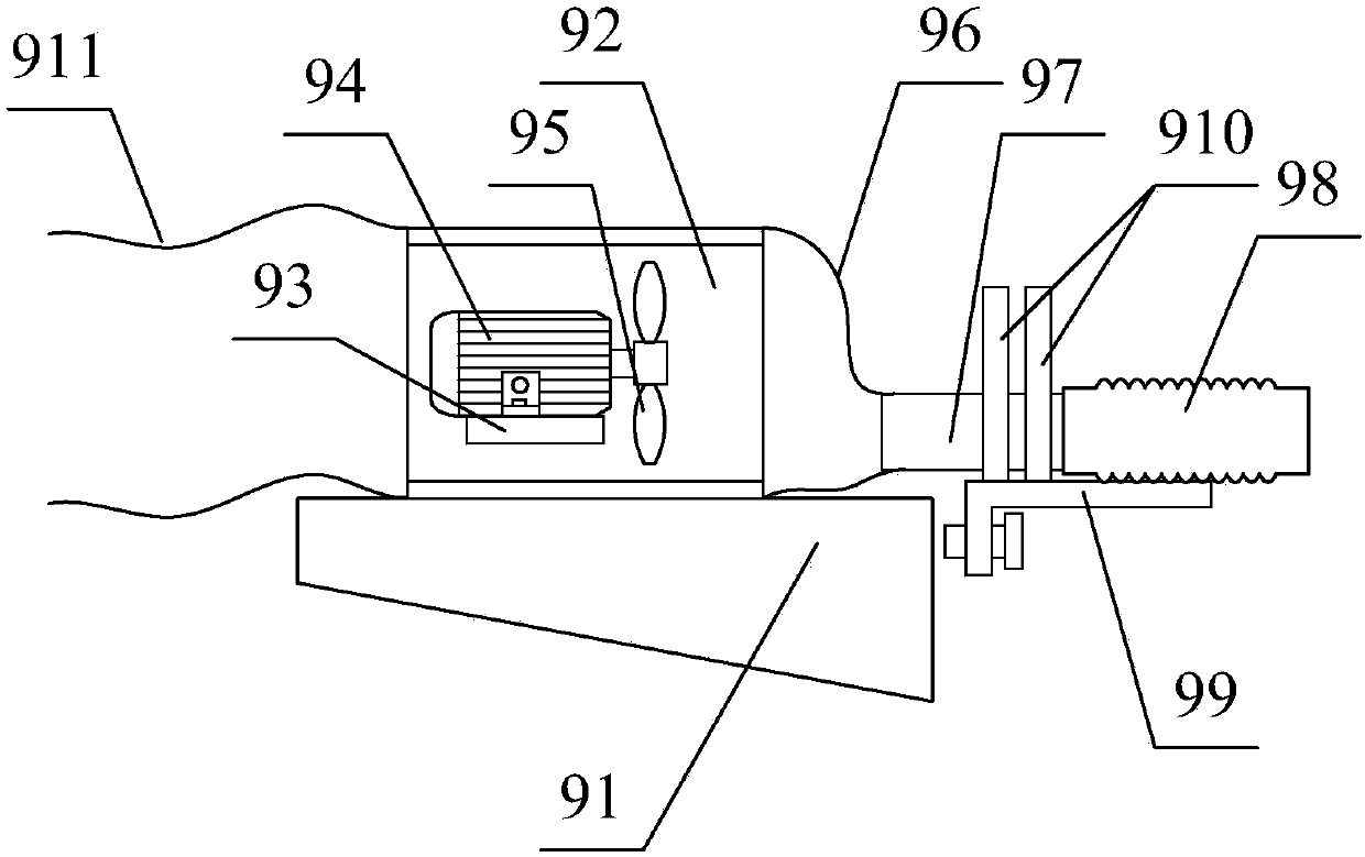 Multifunctional aluminum alloy product heat radiating device