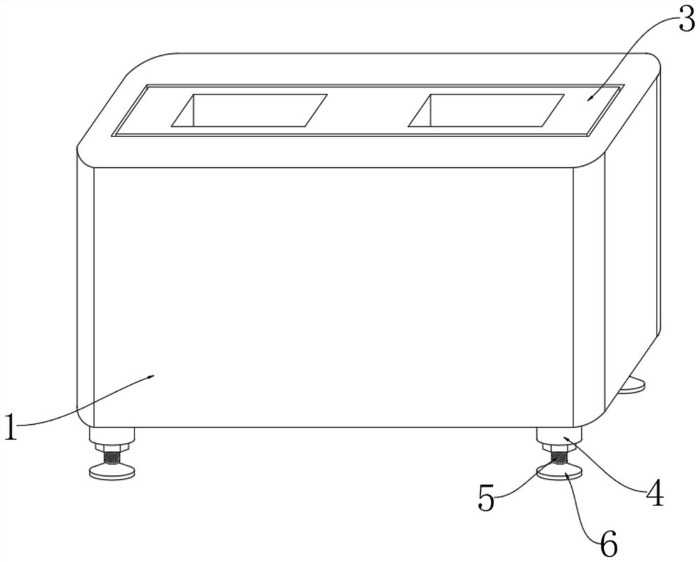 Inner container structure adopting glass inner container heating mode