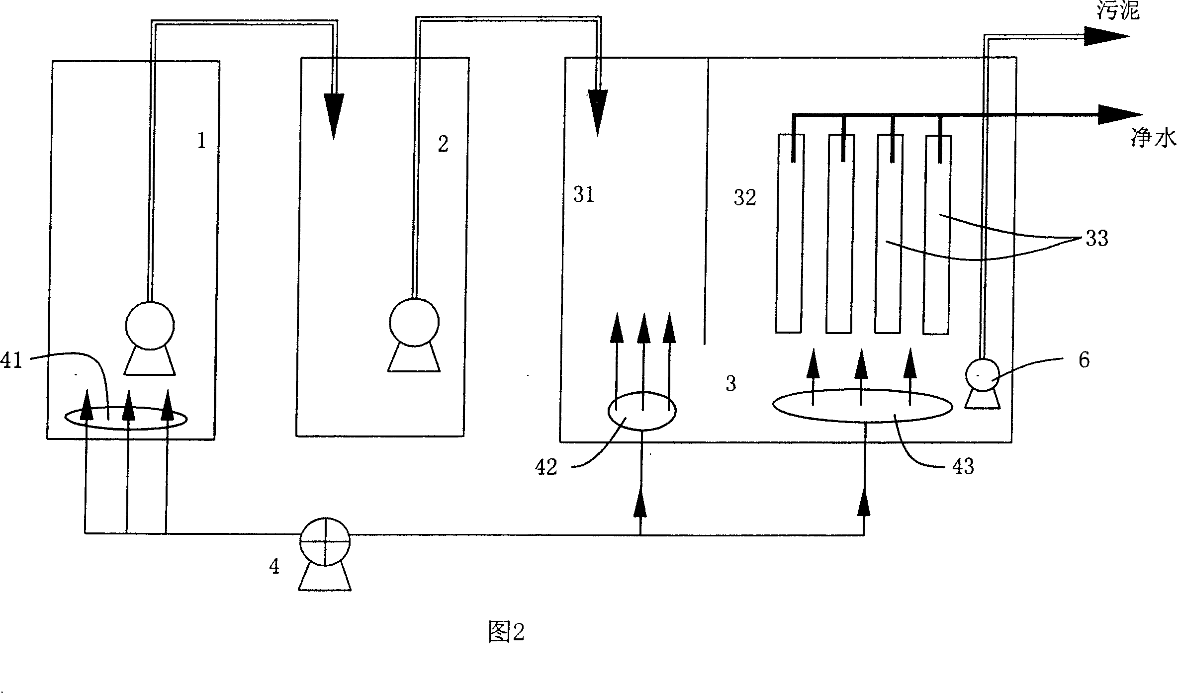 Method for treating waste water of livestock and fowl cultivation