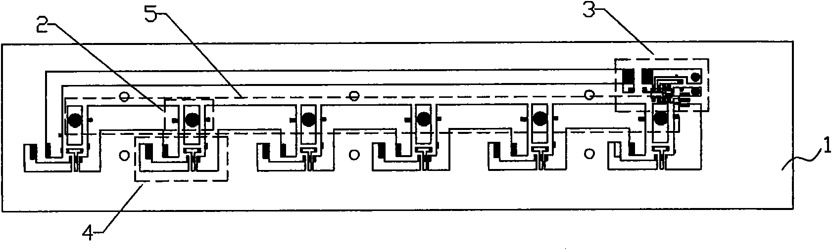 Directly embedded high-power LED illumination module