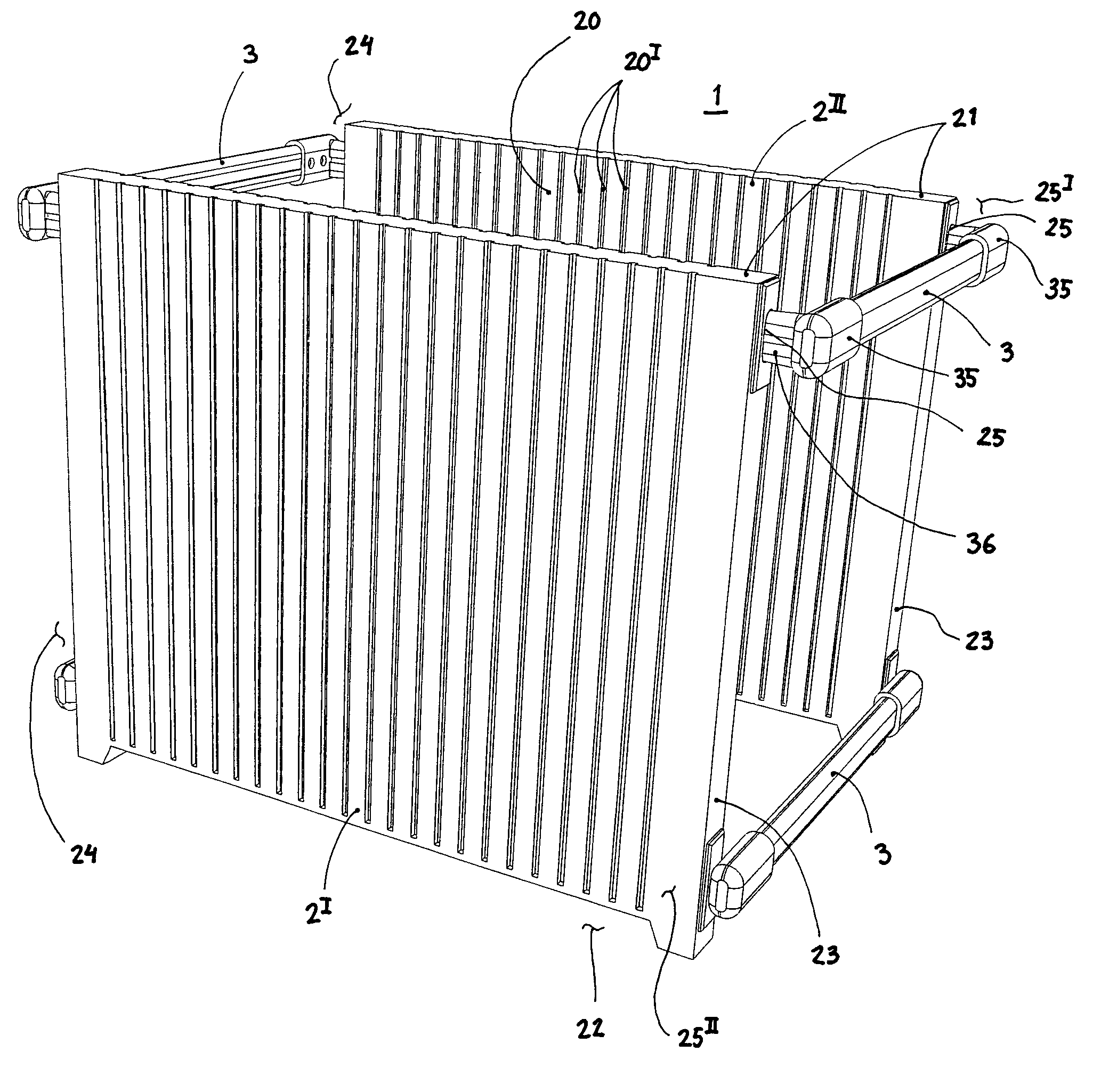 Rack for transport and storage