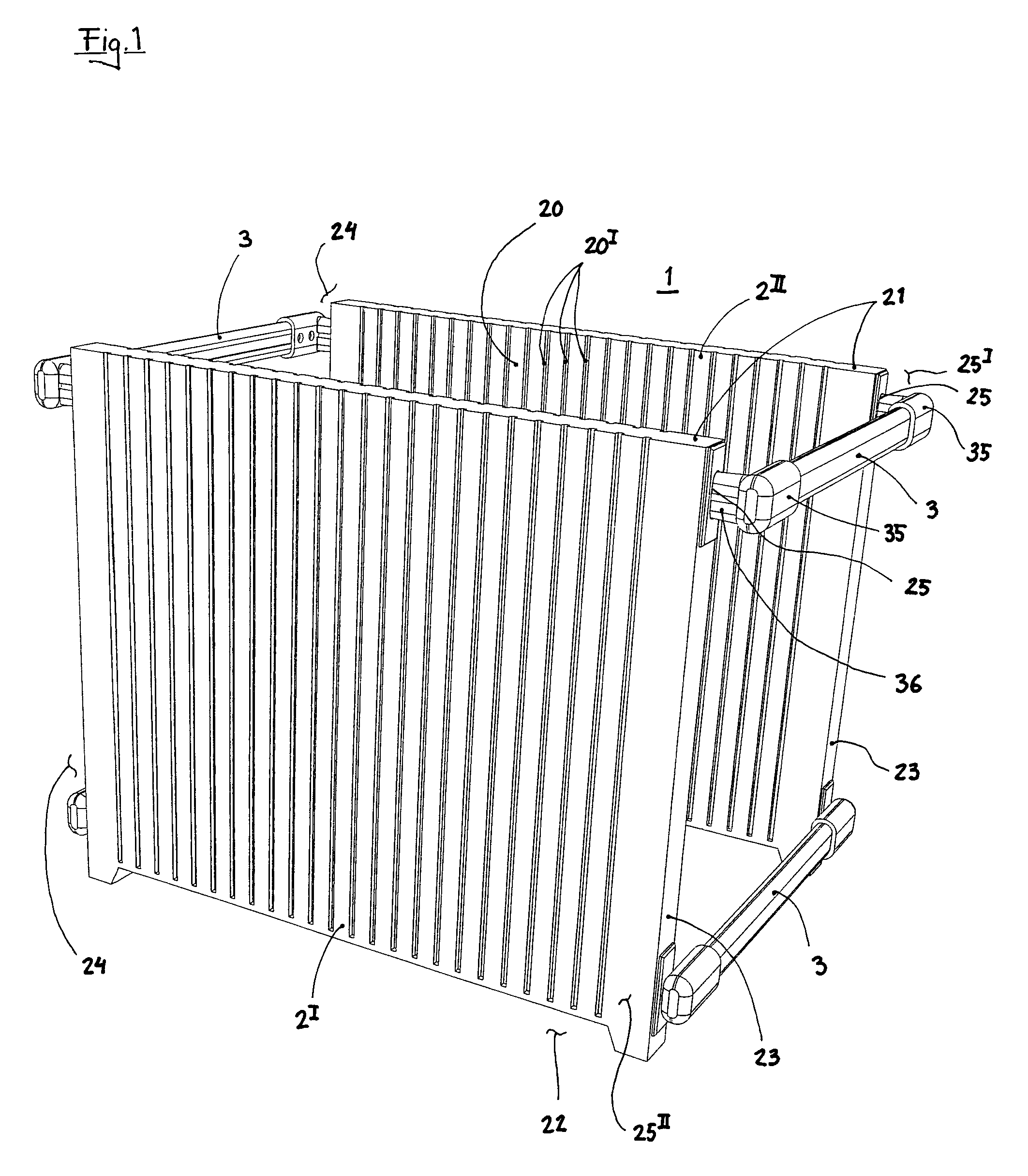 Rack for transport and storage