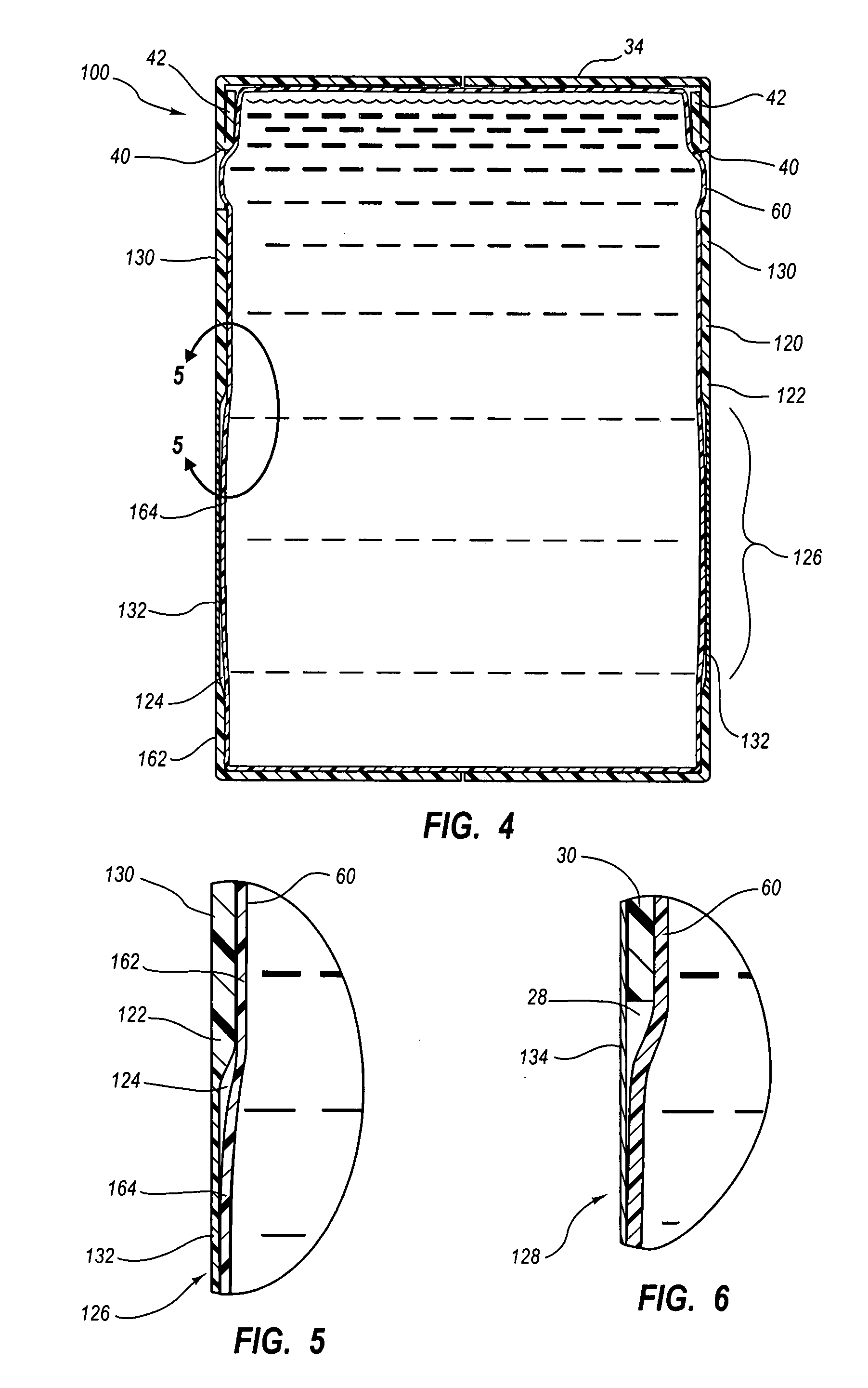 Temperature controlled liquid dispenser, containers therefore, and bag-in-box container construction