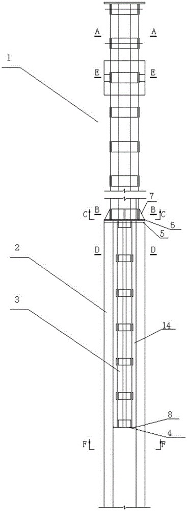 Prestressed pipe pile upright