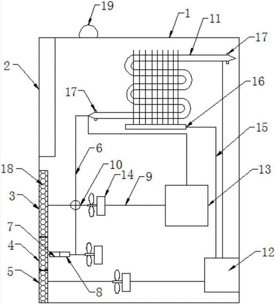 Ultra-thin independent control air conditioner