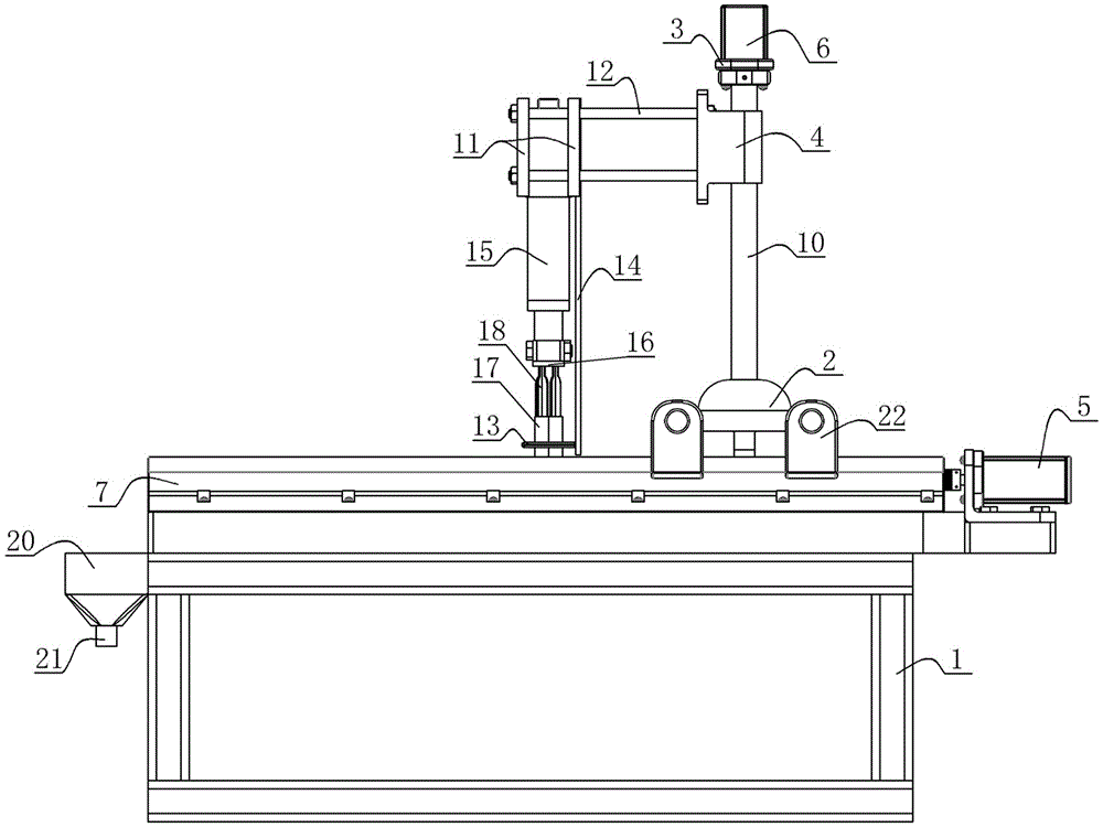 Automatic royal jelly collecting device