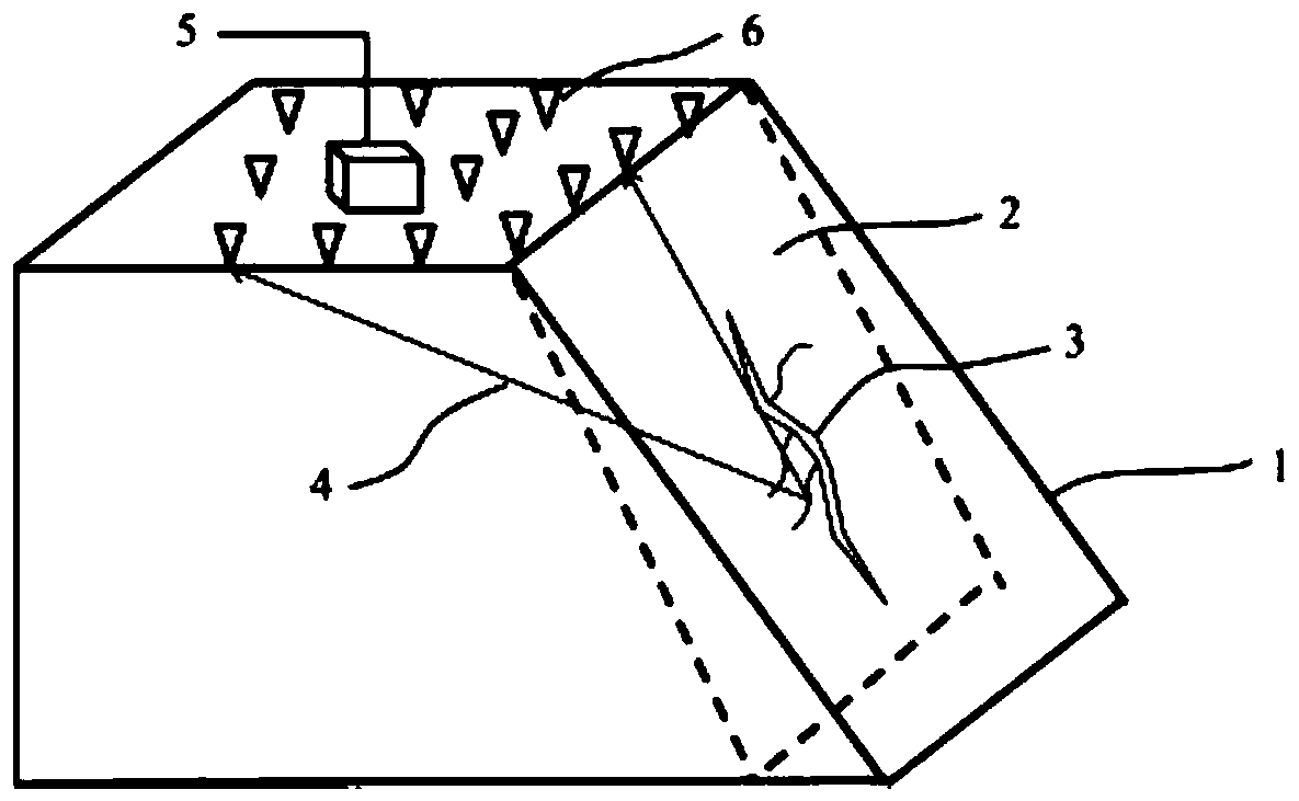 Stability monitoring system and evaluation method of high and steep bank slope based on microseismic technology