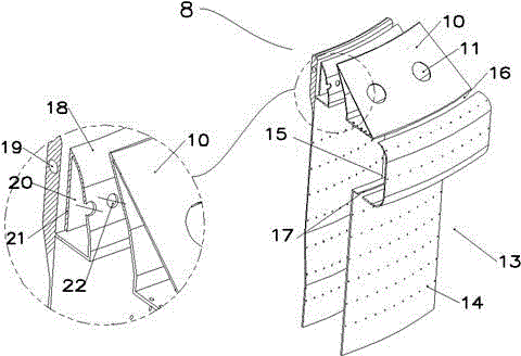 Single concave cavity trapped vortex combustor