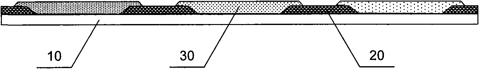 Color film base plate and manufacturing method thereof