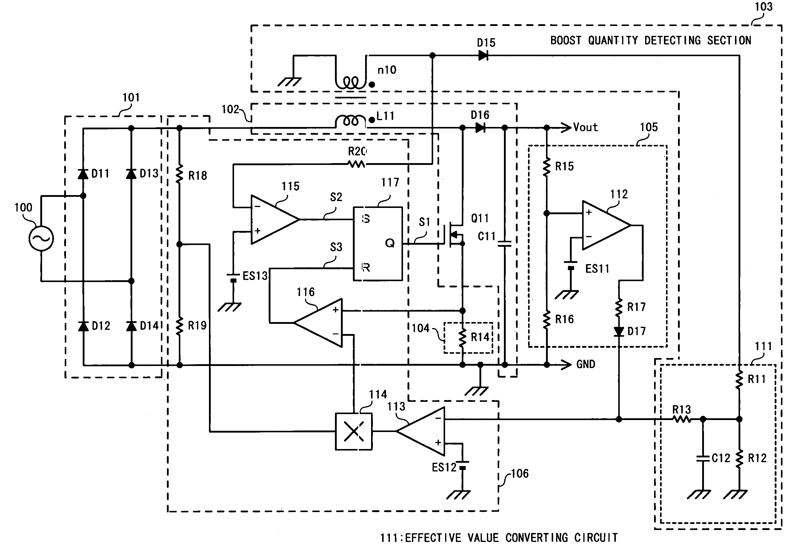 Power factor improving converter and control method thereof