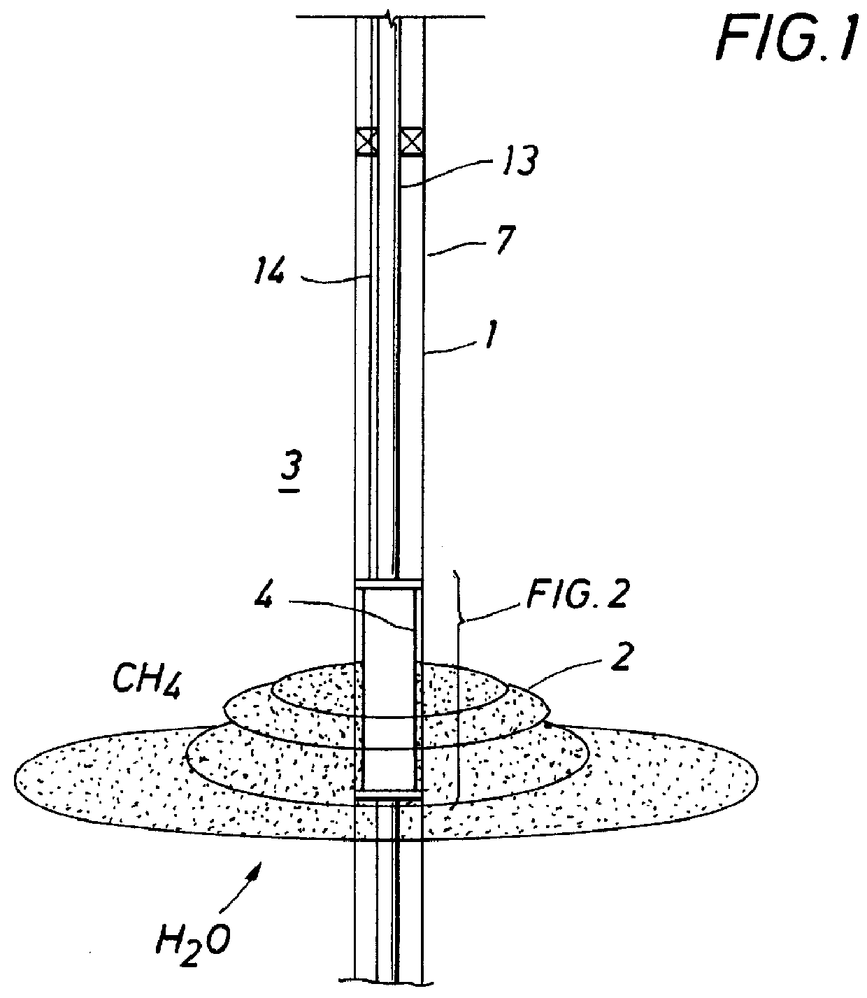 Downhole monitoring method and device