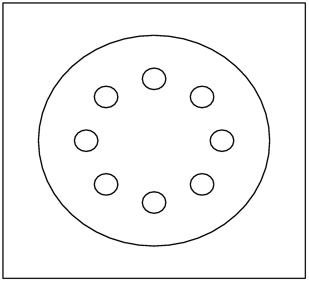 Application method of clamp with abrasive flow wiping stainless steel tubes